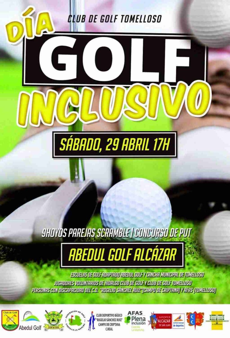 El Club de Golf Tomelloso organiza el I Torneo Inclusivo de Golf