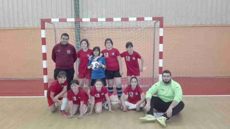 El fútbol Alevin Femenino, partido entre CD Ciudad de Nara – Alcázar FS