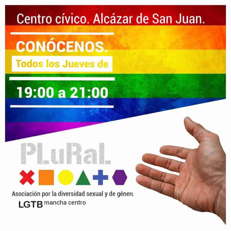 Asociación LGTB te espera cada jueves en el Centro Cívico de Alcázar San Juan
