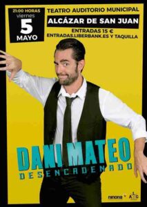 Dani Mateo actuará mañana en Alcázar con su monólogo "Desencadenado" 1