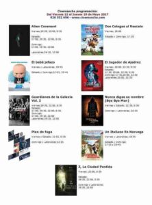 Programación Cines Cinemancha del viernes 12 al jueves 18 de mayo 1