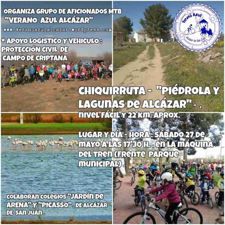 Empiezan las chiqui-rutas de Verano Azul Alcázar en 2017