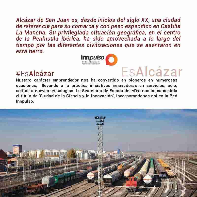 Folleto de información #EsAlcázar sobre Alcázar de San Juan (Ciudad Real)