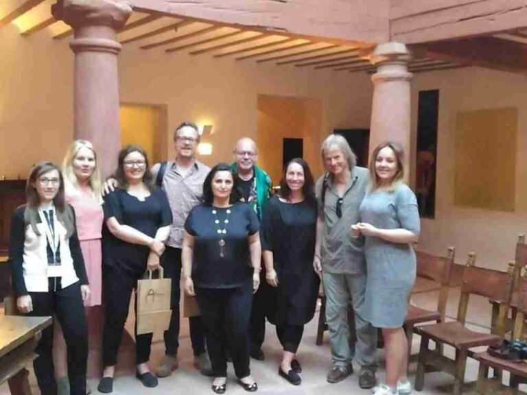 Alcázar recibió al grupo de periodistas noruegos que quieren conocer la tierra del Quijote