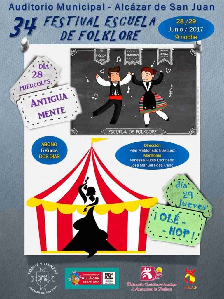 34 Festival Escuela de Folklore de Alcázar de San Juan