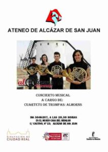 alHORNS, cuarteto de trompas dará un concierto en el museo "Casa del Hidalgo" 1