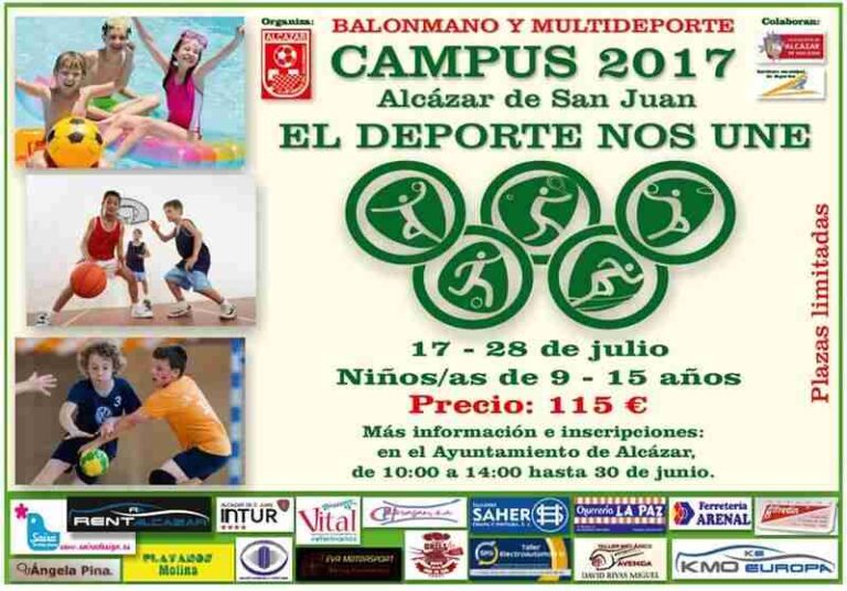 Nuevo Campus deportivo: Balonmano y Multideporte en Alcázar