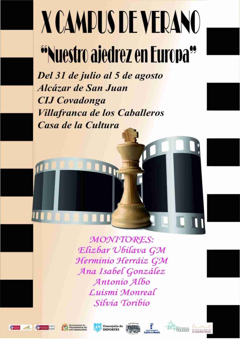 El Campus de verano de ajedrez llega a su décima edición