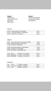 El conjunto alevín de sexto de la E.B. Criptana participa este fin de semana en Mogente (Valencia) en un torneo de carácter nacional. 1