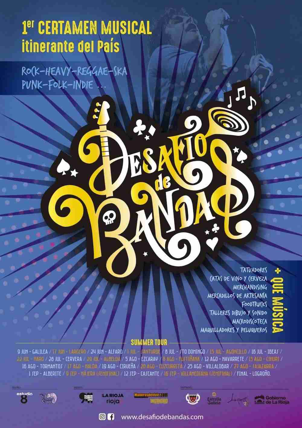 Muntz el rock alternativo de Alcázar sonó en el Desafío de Bandas de Alfaro 1