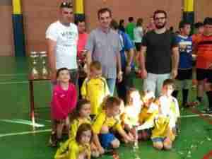 Entrega de trofeos de la liga escolar de fútbol y del Trofeo IMD 10