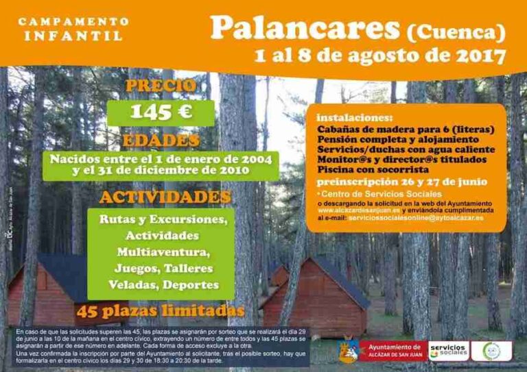 Campamento infantil a Los Palancares (Cuenca).