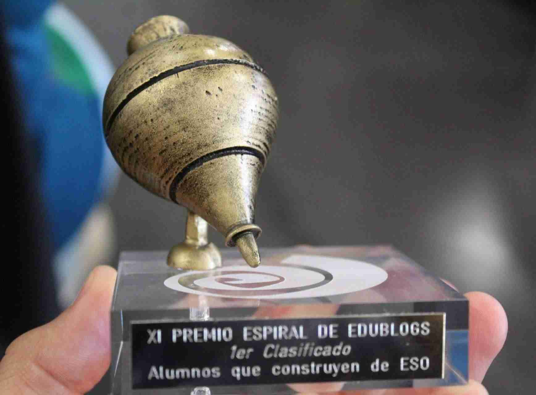 “Peonza de Oro” en Premios #EspiralEdublogs