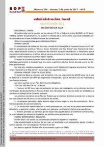 XV Edición del Programa de Prácticas "Alcázar Joven. Transición a la Vida Activa" 1