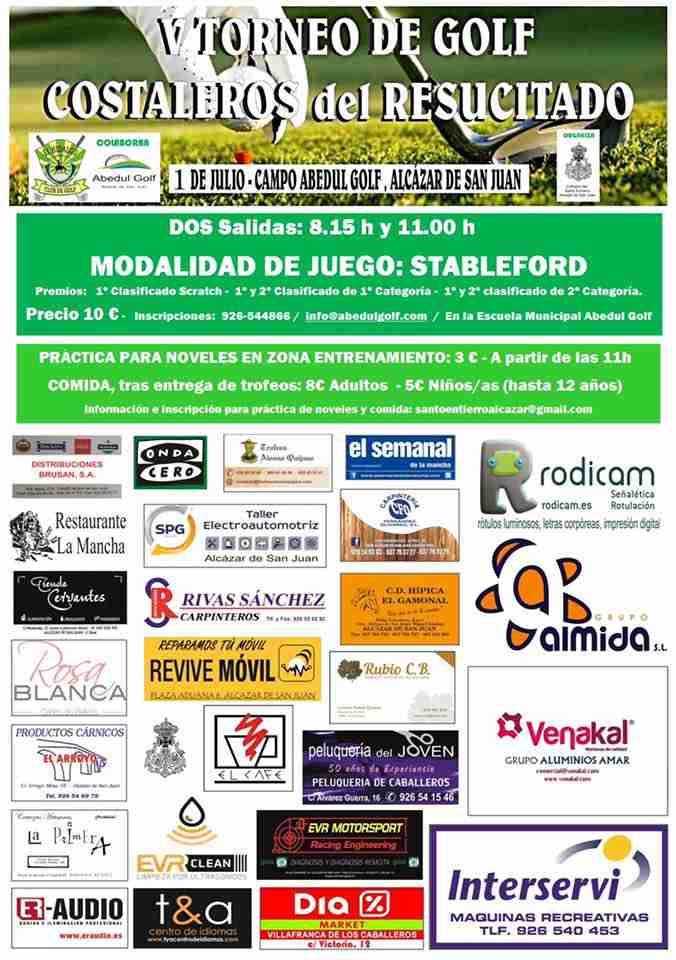 V Torneo benéfico de Golf "Costaleros del Resucitado" en Abedul Golf 1