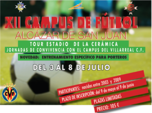 El día 9 finalizan las inscripciones para el XII Campus de Fútbol Alcázar de San Juan 1