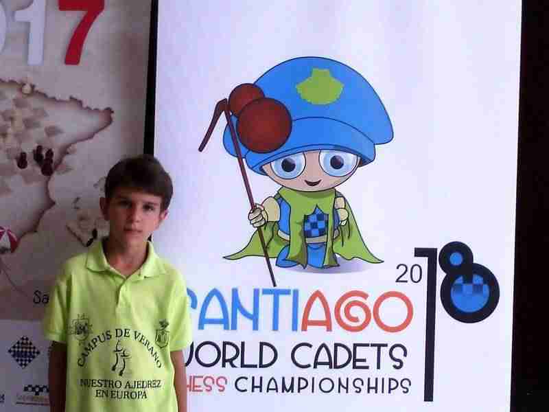 Alonso López finaliza 37º en su primer campeonato de España sub-12 de ajedrez. 1