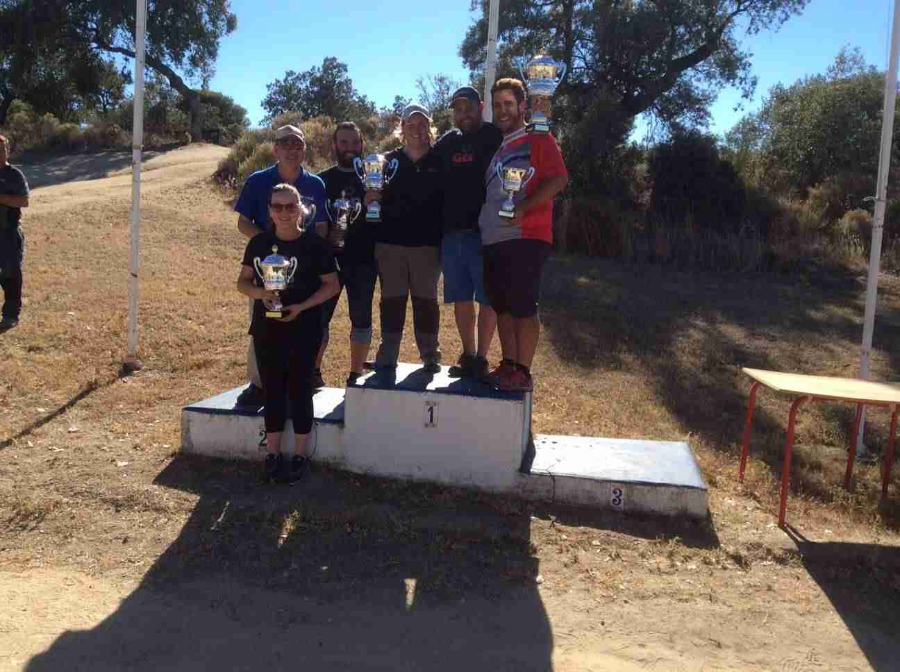 Gracia, Laparra, García, Golbano y Calvo, campeones de Castilla-La Mancha de Recorridos de Caza 1