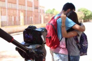 El rodaje de un corto sobre violencia de género, pone fin al taller de cine de Rosebud 3