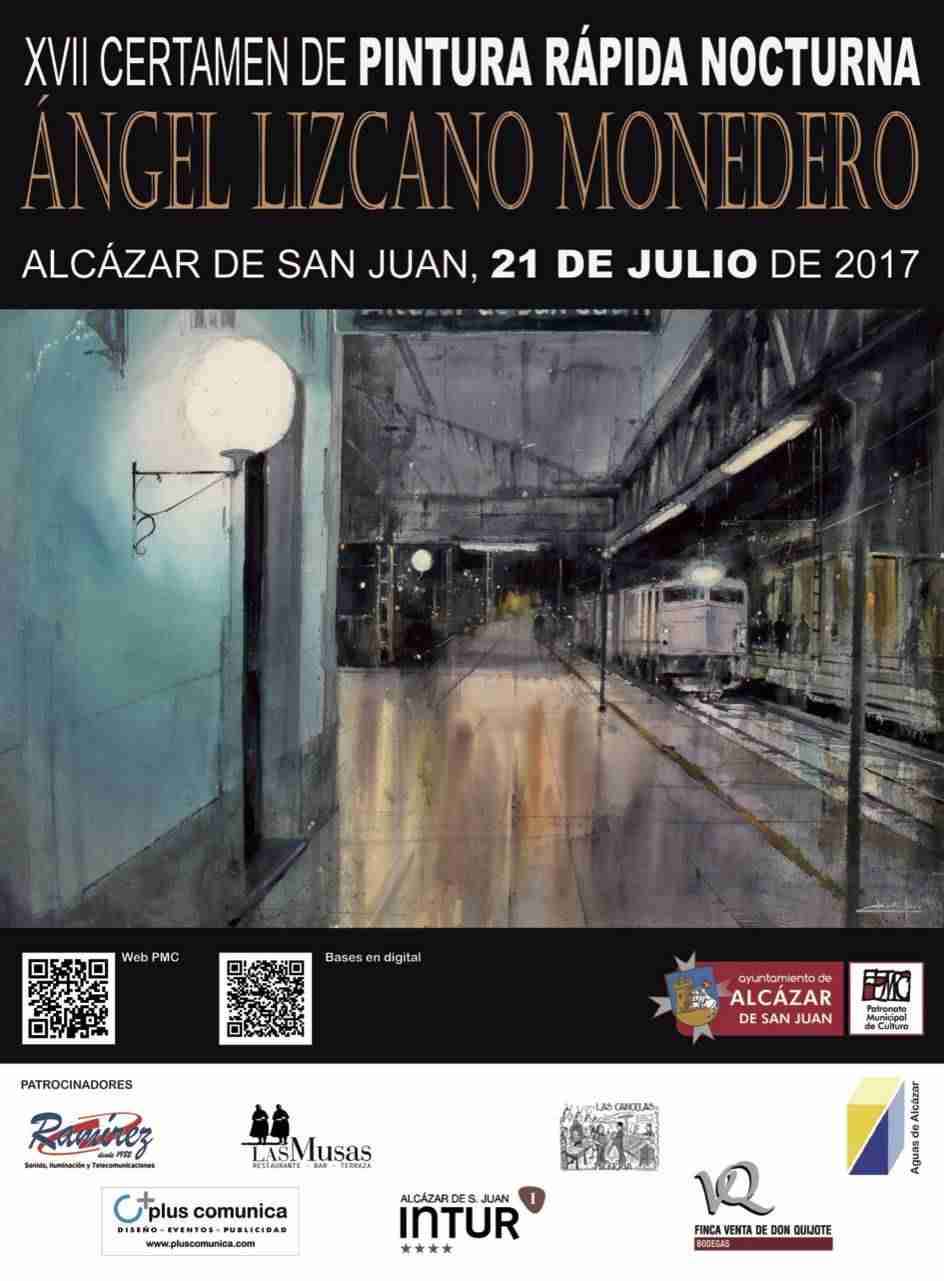 XVII Certamen de Pintura Rápida Nocturna en Alcázar de San Juan 1