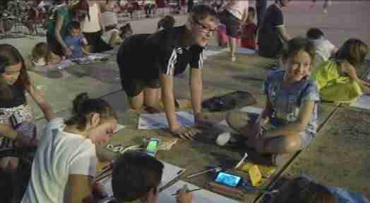 Éxito de participación en el Certamen de Dibujo Infantil Nocturno 1