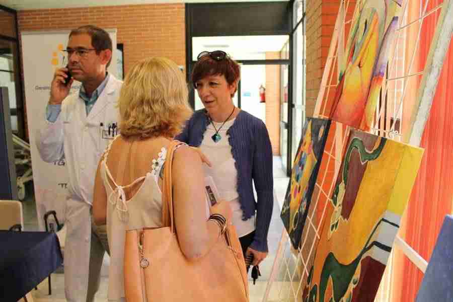 El Hospital Mancha Centro acoge la exposición de pintura de los usuarios del CRPSL de Alcázar 1