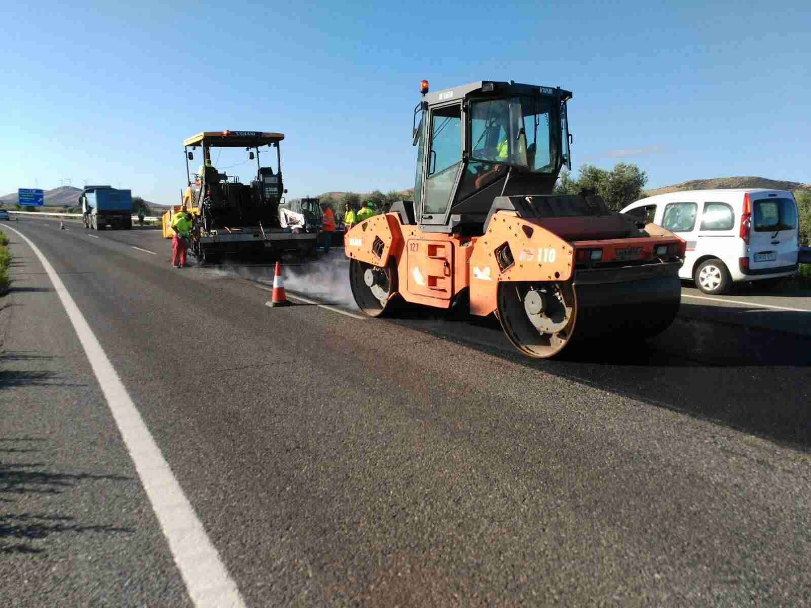 Inicio de rehabilitación de pavimento en primer tramo de Autovía de los Viñedos 1
