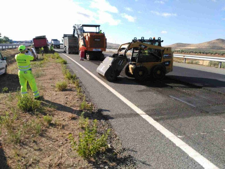 Inicio de rehabilitación de pavimento en primer tramo de Autovía de los Viñedos