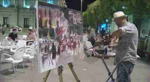 Alcázar celebró su Certamen de Pintura Rápida Nocturna 2