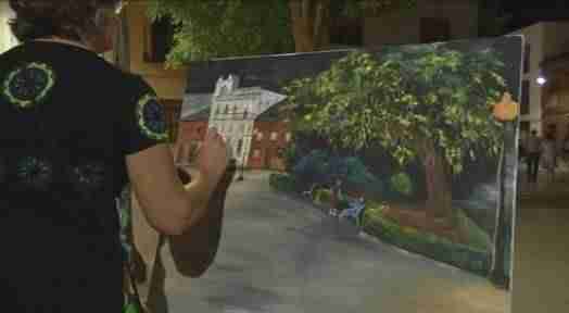 Alcázar celebró su Certamen de Pintura Rápida Nocturna 1