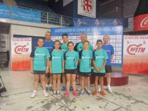 5 Podiums para los jugadores del Grupo Garay de Alcázar en el Campeonato de España de Tenis de Mesa 2