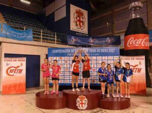 5 Podiums para los jugadores del Grupo Garay de Alcázar en el Campeonato de España de Tenis de Mesa 1