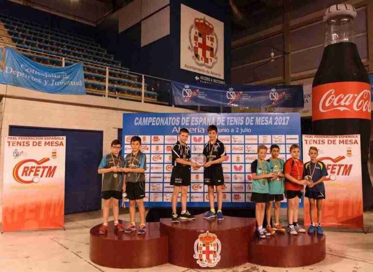 5 Podiums para los jugadores del Grupo Garay de Alcázar en el Campeonato de España de Tenis de Mesa