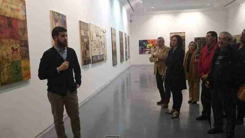 Salvador Samper, artista alcazareño, expone en la Feria Internacional Donostiartean 1