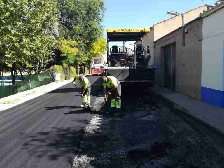 El Plan de Asfaltado sigue su curso en Alameda de Cervera