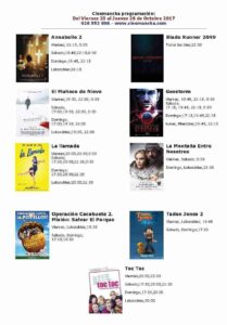 Películas Cinemancha del viernes 20 al jueves 26 de octubre 55