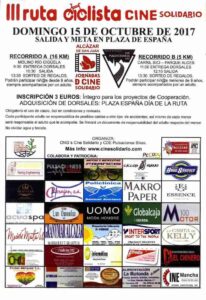 III Ruta Ciclista Cine Solidario 2017 1