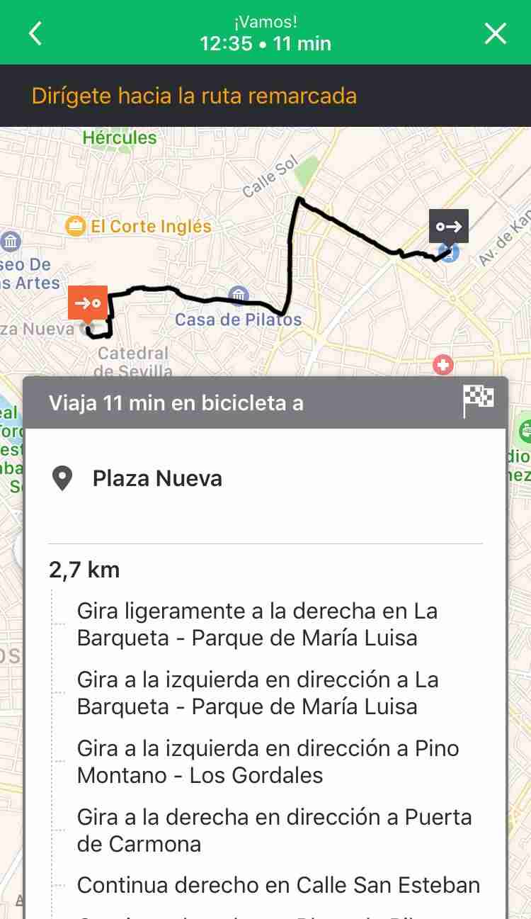 Moovit incluye rutas en bicicleta para moverse por la ciudad 2 Moovit incluye rutas en bicicleta para moverse por la ciudad 2