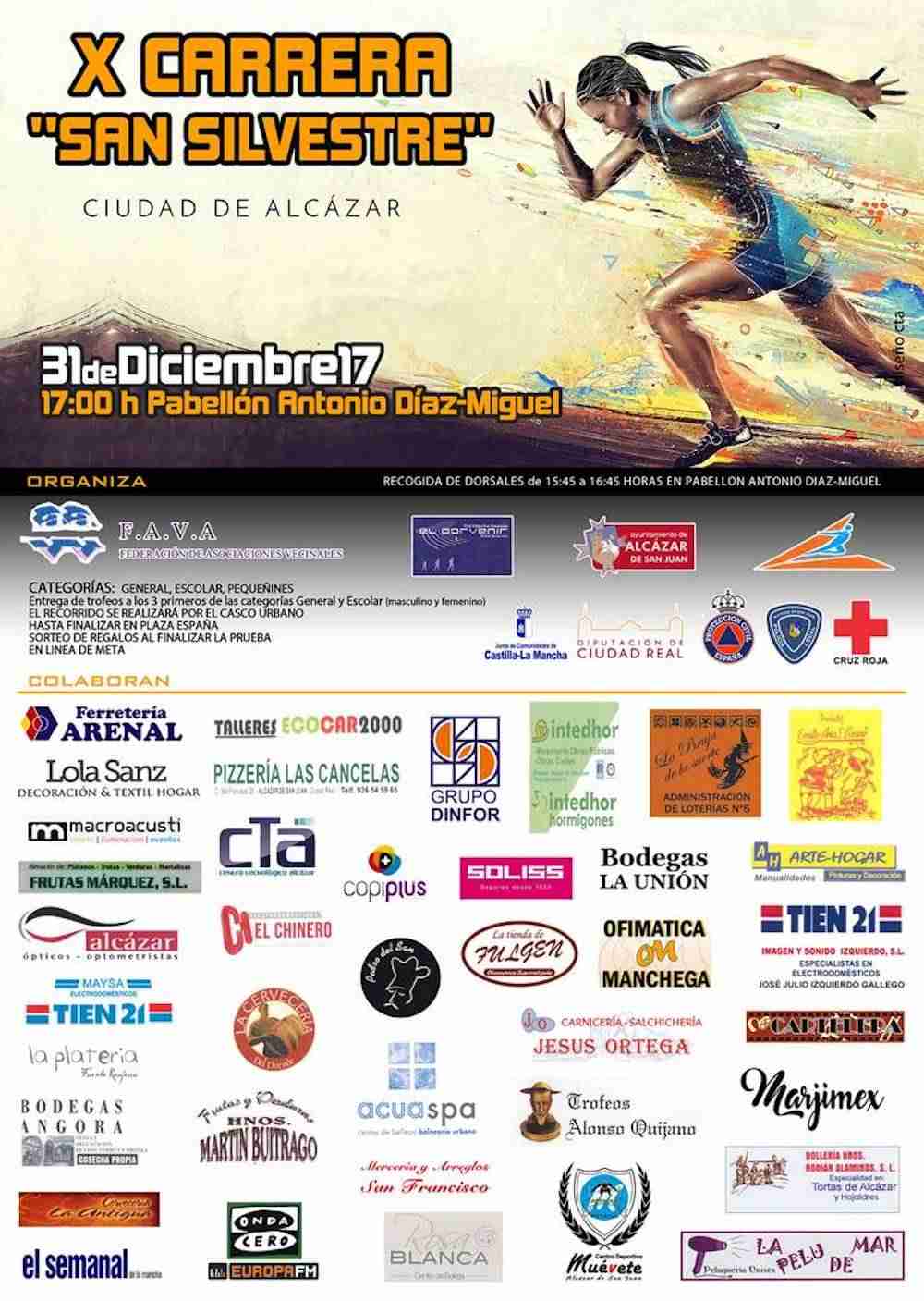 Todo listo para celebrar la X Carrera de San Silvestre ciudad de Alcázar 1