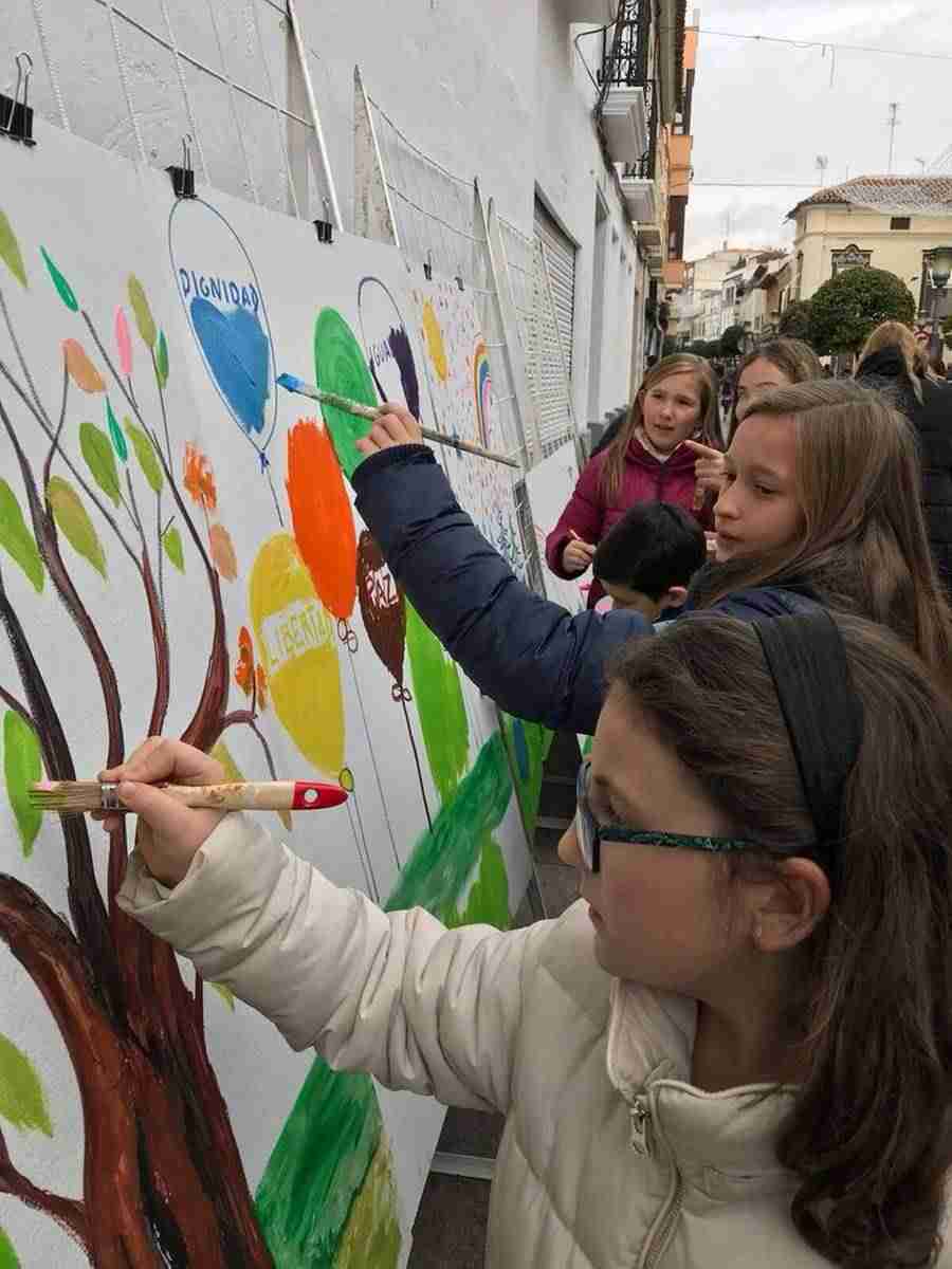 "Por los Derechos Humanos, todos pintamos" 1 "Por los Derechos Humanos, todos pintamos" 1
