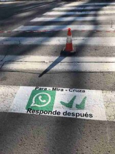 Para, mira y cruza. Nueva iniciativa de seguridad vial 2