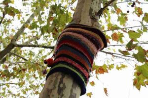 'Yarn Bombing', el arte urbano que viste los árboles llega a Alcázar por Navidad 3