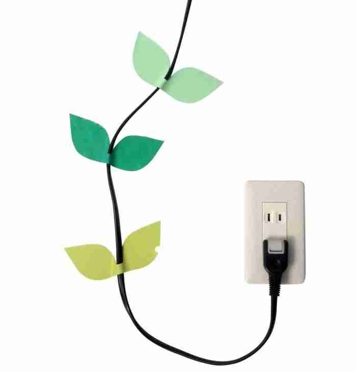 Ideas para ocultar cables - Jugar con los cables, integrarlos al ambiente  armando formas o dibujos…