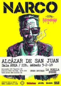 Narco presentará su nuevo disco, 'Espichufrenia', el próximo sábado 3 de febrero en Alcázar de San Juan 1