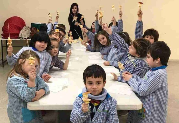 Promoción de fruta en los pequeños