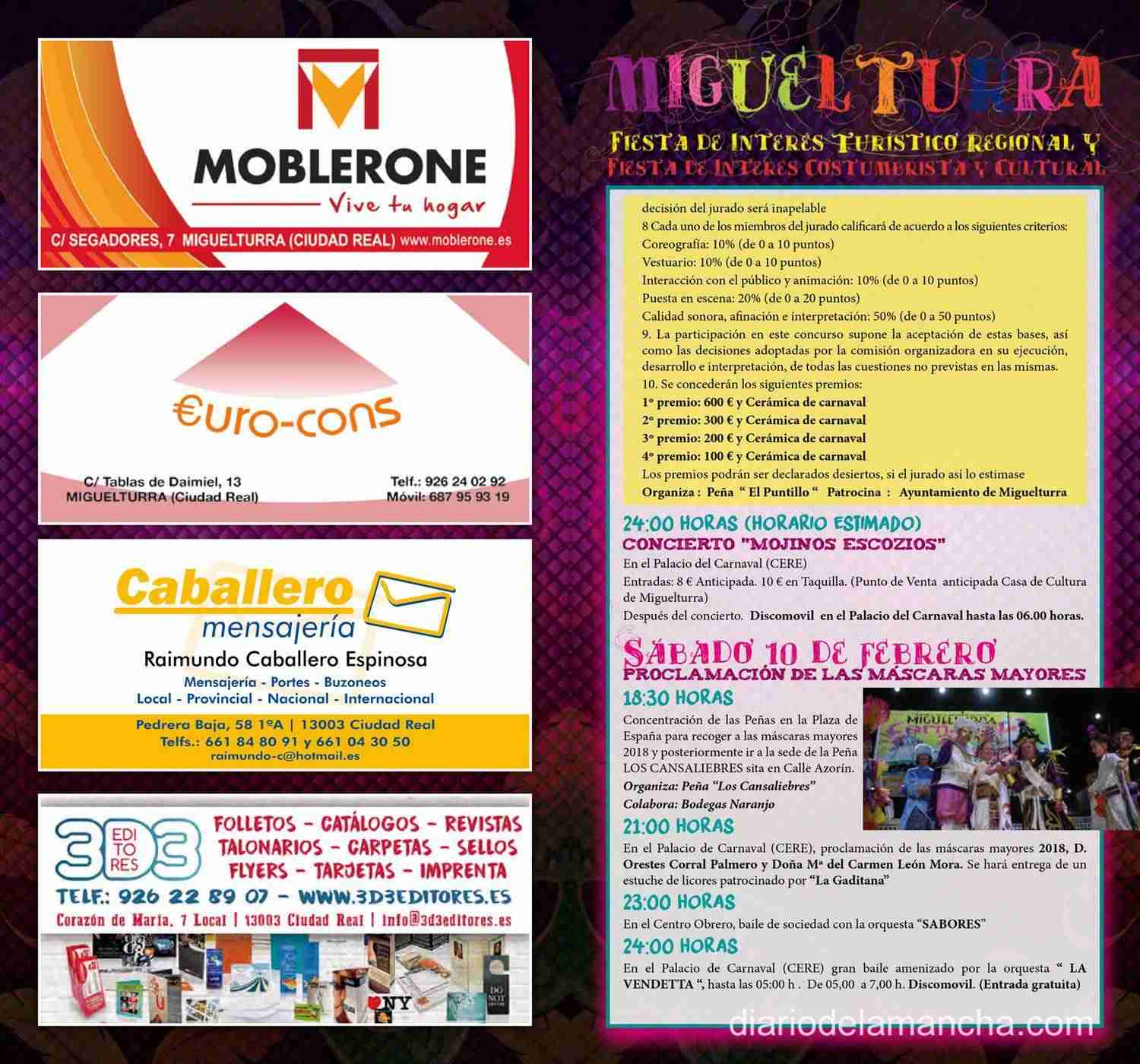 Miguelturra: Inauguración y Pregón del Carnaval 2018 a cargo de “El Sevilla” 10