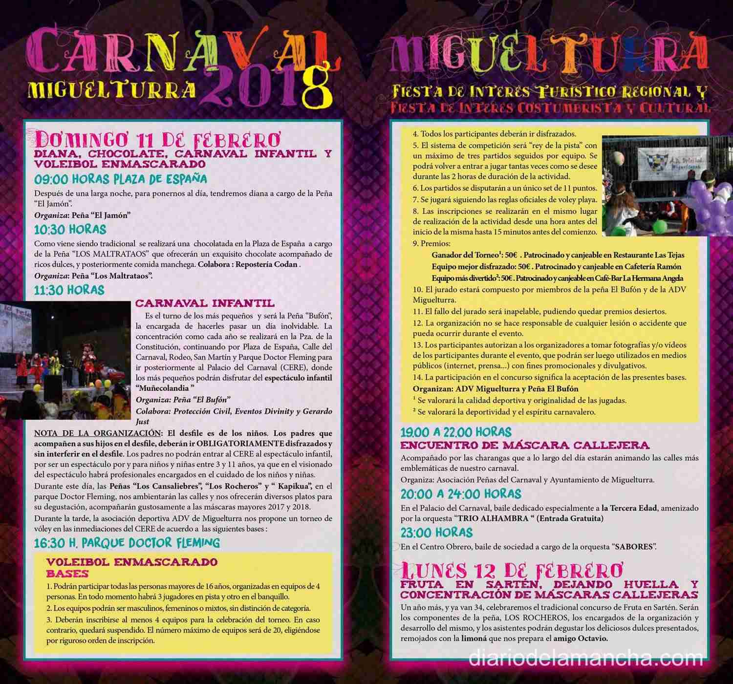 Miguelturra: Inauguración y Pregón del Carnaval 2018 a cargo de “El Sevilla” 11