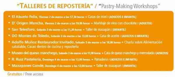 Talleres feria dulce