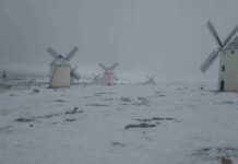 Fotografías de la nieve en Alcázar de San Juan 12