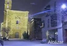 Fotografías de la nieve en Alcázar de San Juan 3